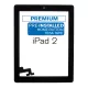 iPad 2 Black Touch Screen with Home Button and Tesa Adhesive (Premium)