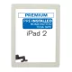iPad 2 white Touch Screen with Home Button and Tesa Adhesive (Premium)