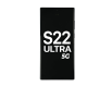 Samsung Galaxy S22 Ultra Screen Assembly with frame - Phantom Black (Premium)