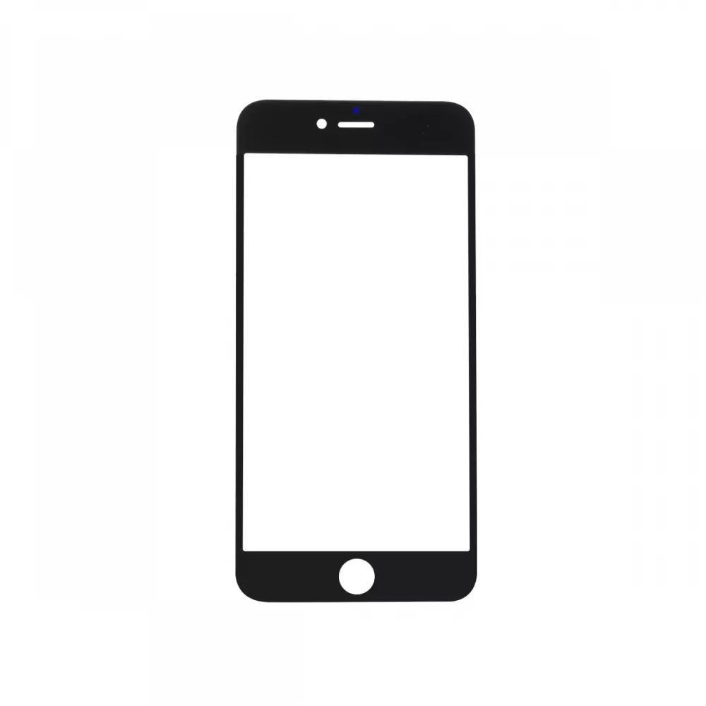 iPhone 6 Plus Black Glass Lens Screen (Front)