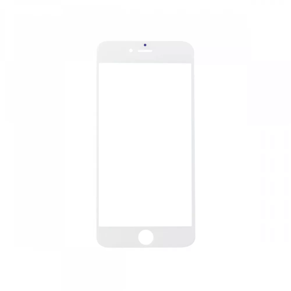 iPhone 6 Plus White Glass Lens Screen (Front)