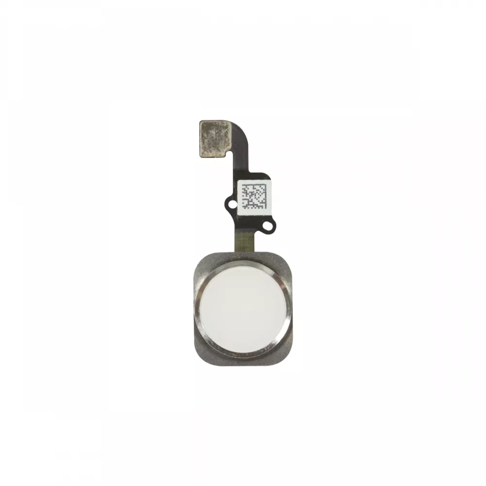 iPhone 6 Plus White/Silver Home Button Assembly (Front)