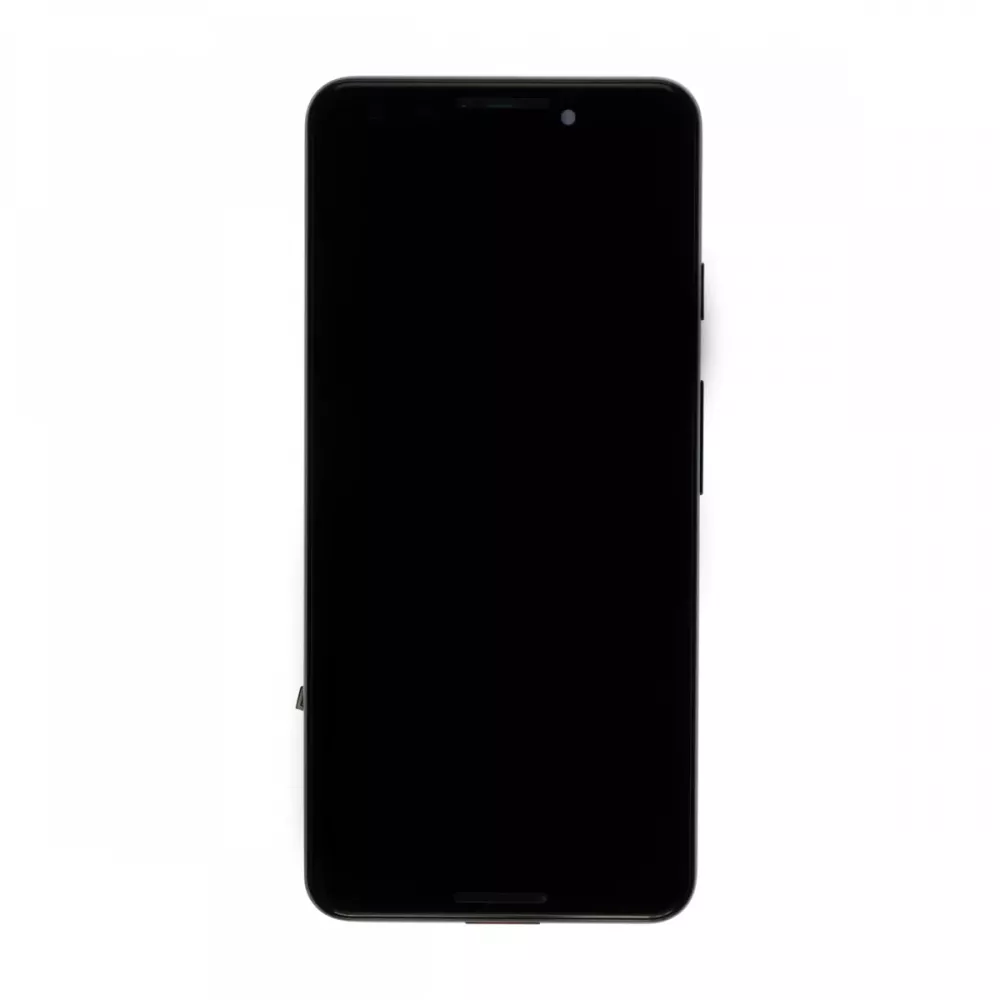 Google Pixel 3 Black LCD and Screen Display Assembly with Frame