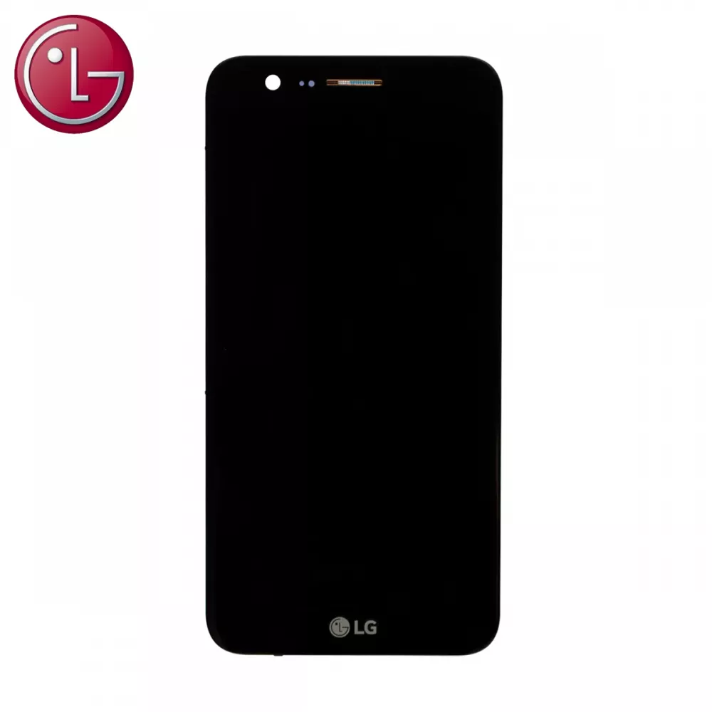 LG K20 Plus Black LCD and Touch Screen Assembly with Frame (Genuine)