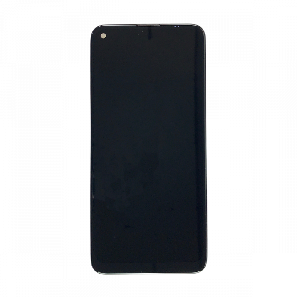 LG K61 LCD Assembly with Frame (Aftermarket Plus) (Black)