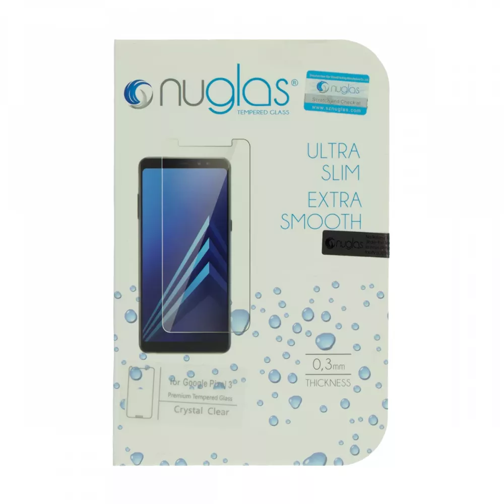 NuGlas Tempered Glass Screen Protector for Google Pixel 3 (2.5D)