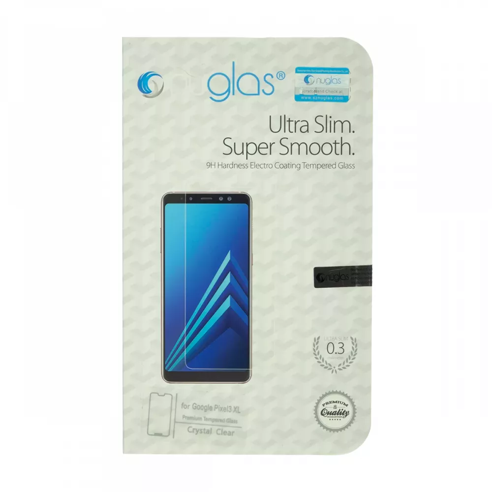 NuGlas Tempered Glass Screen Protector for Google Pixel 3 XL (2.5D)
