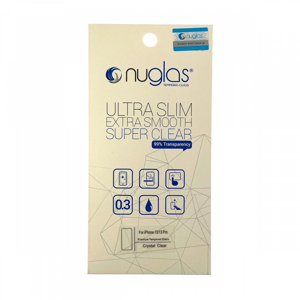 NuGlas Tempered Glass Screen Protector for the iPhone 13/13 Pro
