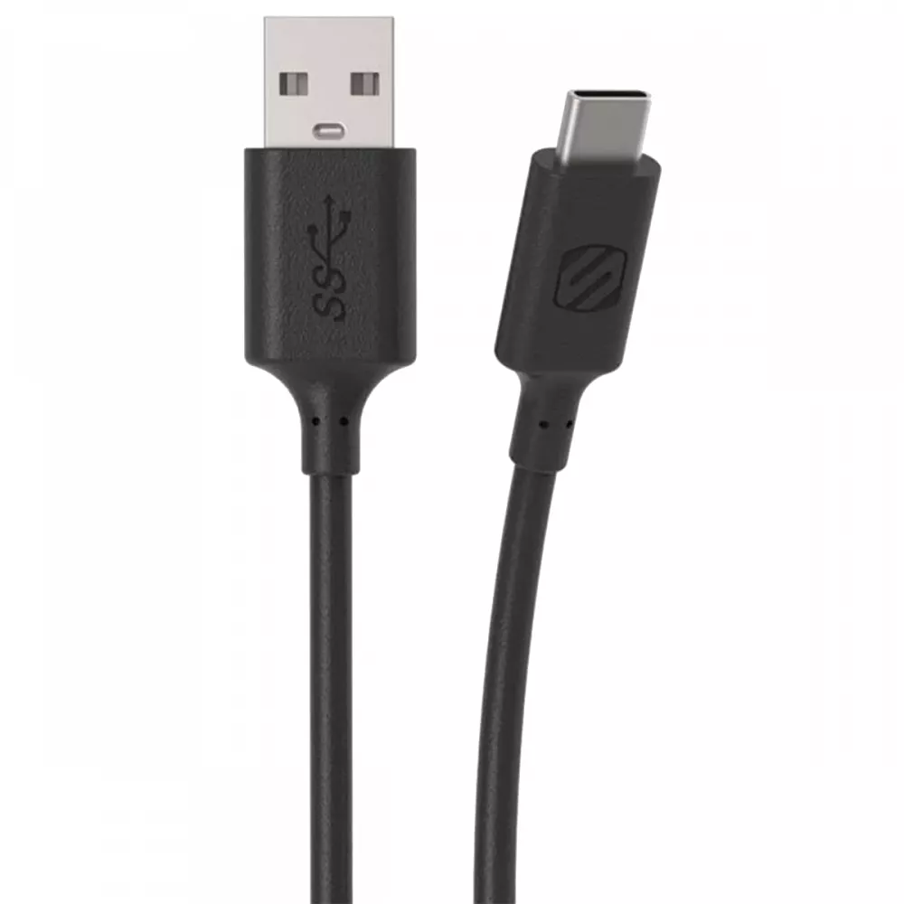 Scosche StrikeLine USB-C Black Charge and Sync Cable (USB 3.1)
