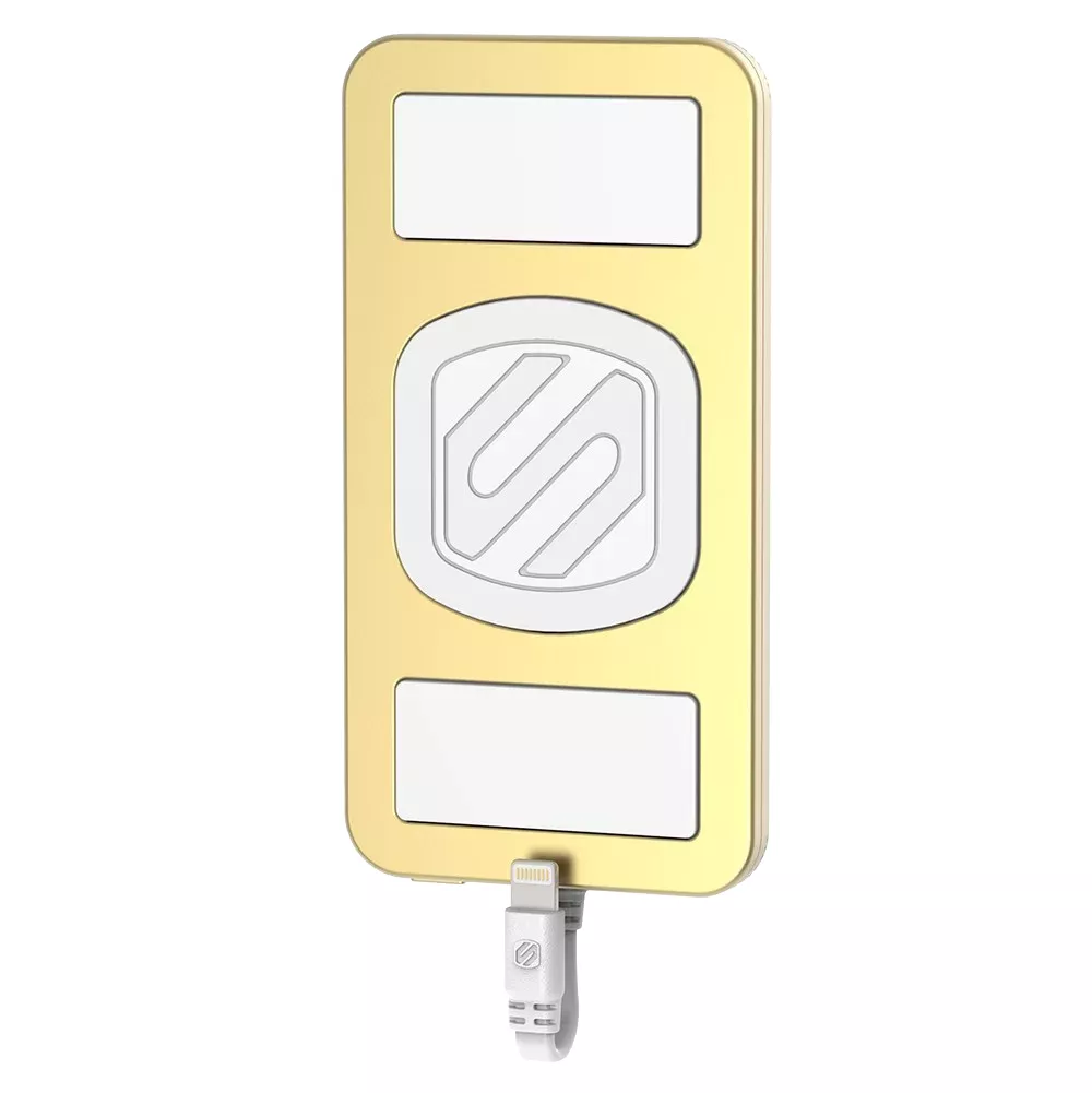 Magnetically Mounted Portable Gold Power Bank for Lightning Devices