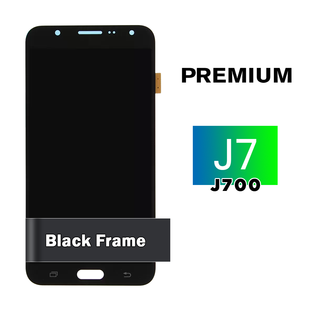 Samsung Galaxy J7 (J700) Black LCD Screen and Digitizer (Premium)