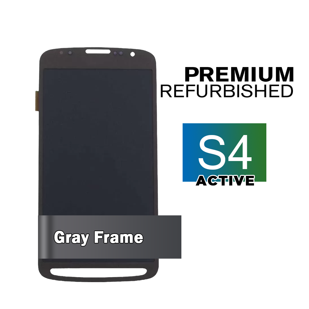 Galaxy S4 Active Gray Display Assembly (Front)