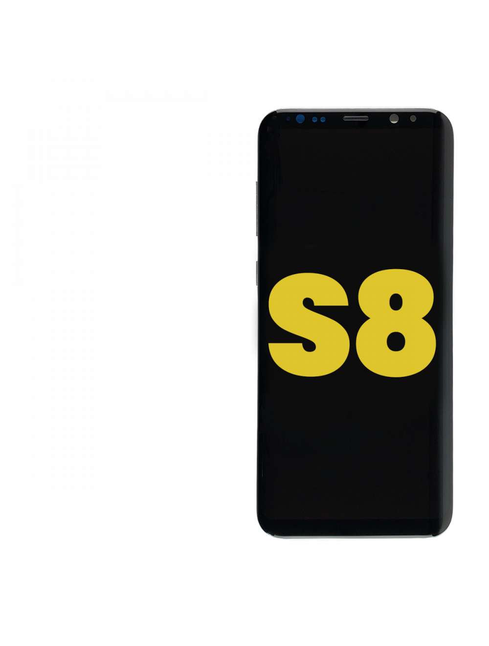 Samsung Galaxy S8 Midnight Black Display Assembly with Frame