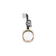 iPhone 6s and 6s Plus White/Rose Gold Home Button Assembly