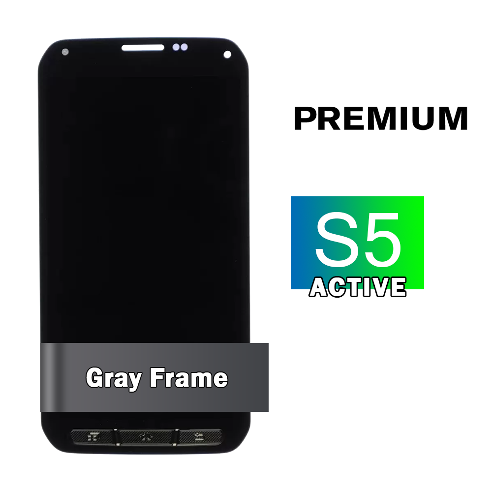 Samsung Galaxy S5 Active Gray Display Assembly