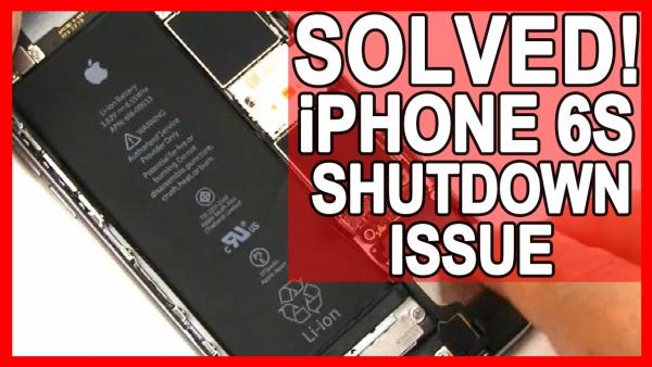 iPhone 6S Unexpected Shutdown and Randomly Turns Off - Solved Shutdown Gate